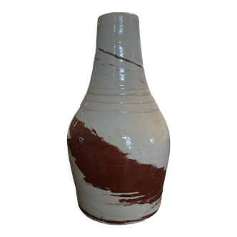Vase vintage en grès années 70