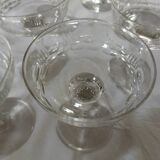 11 antique champagne glasses
