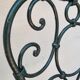 Set of 4 antique garden chairs in wrought iron from 1900.