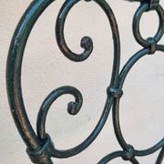 Suite de 4 chaises de jardin en fer forgé 1900