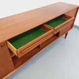Vintage Scandinavian teak sideboard from the 60s by designer Edvard Valentinsen for Samcom