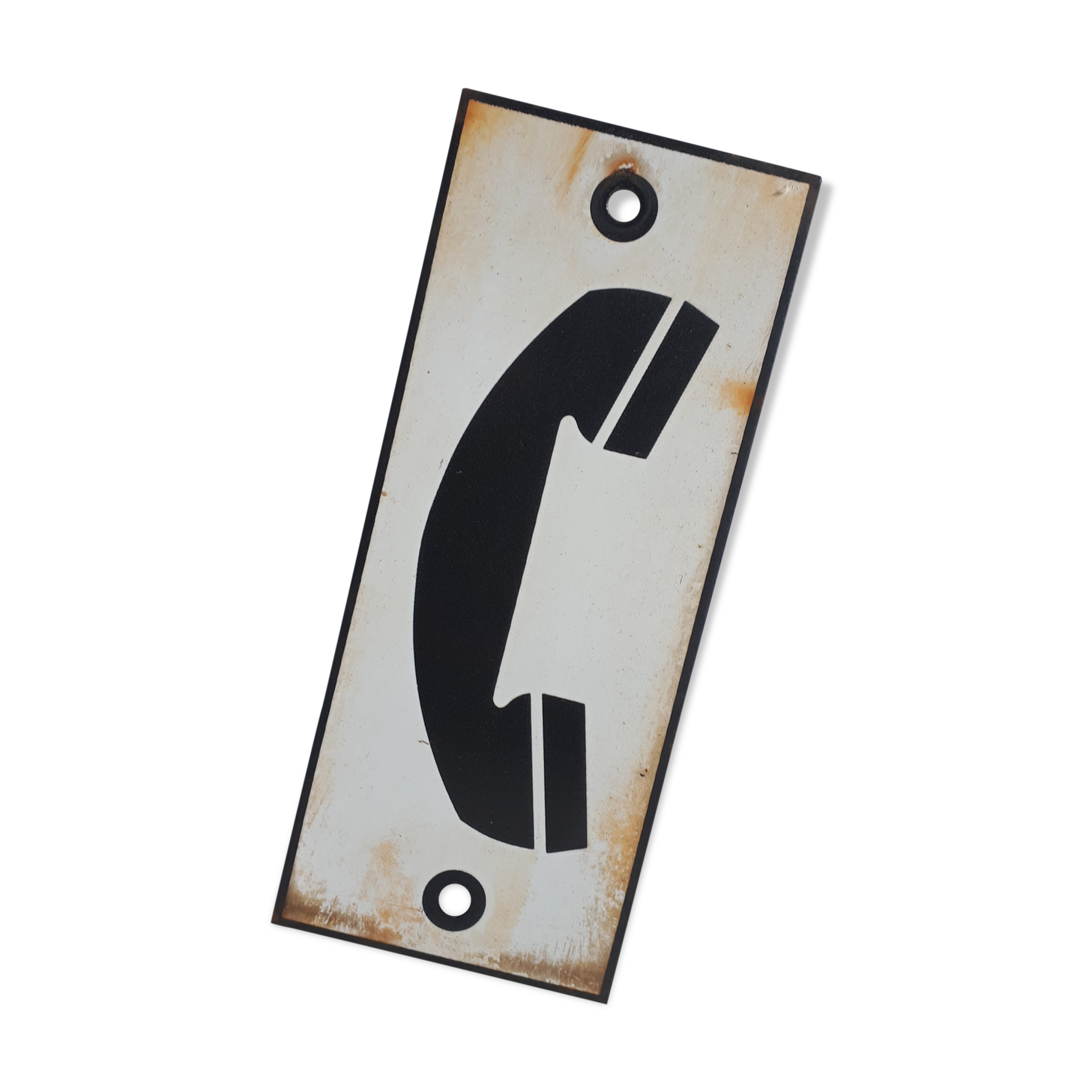 Enamelled phone plate