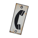 Enamelled phone plate