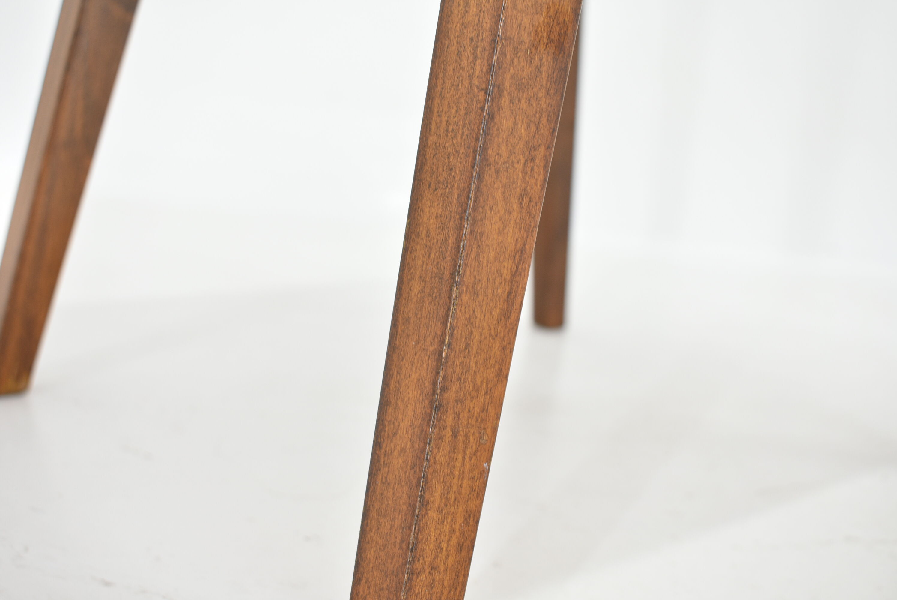 1980s Oak Stool, Czechoslovakia