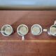 set of 4 stainless steel coffee cups Jolly, Italy
