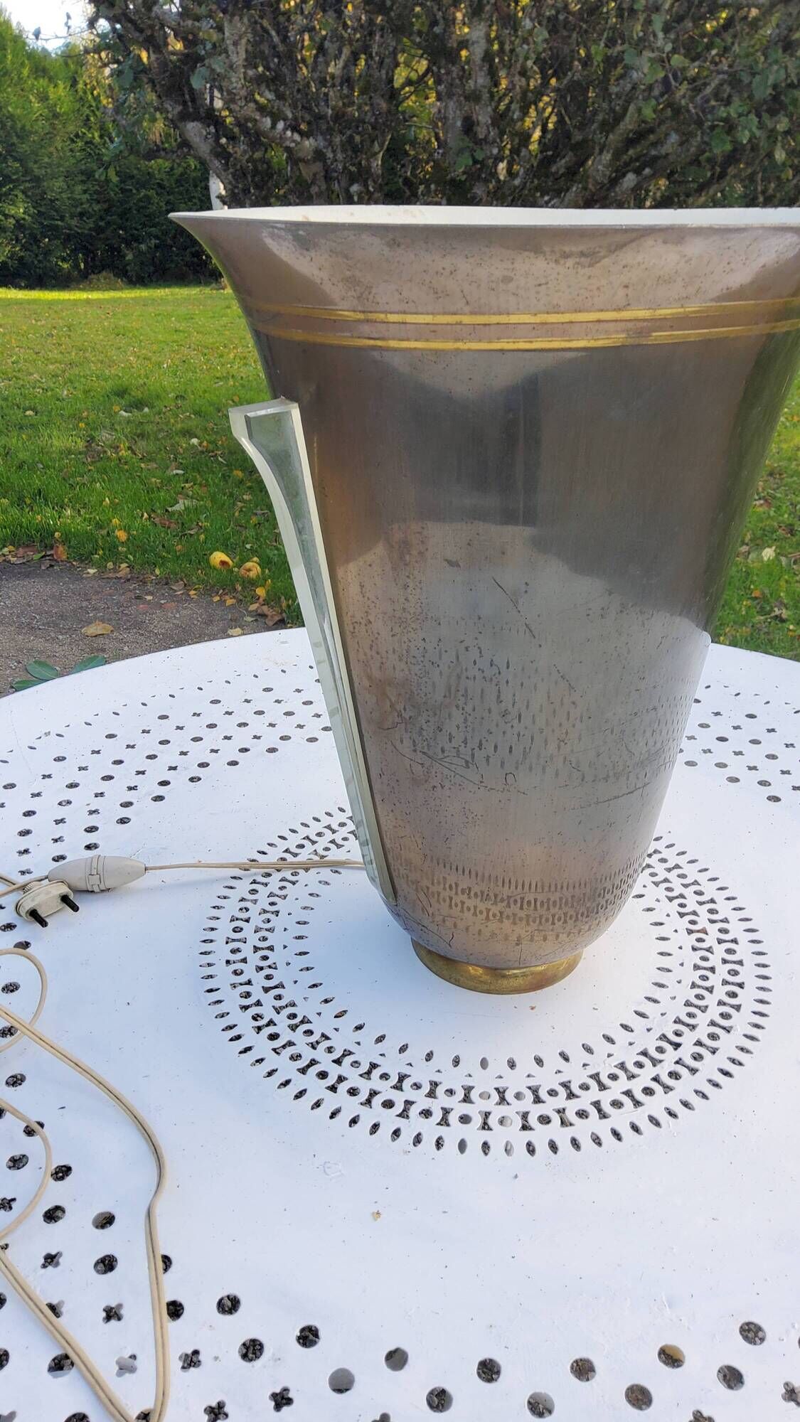 Art deco lamp from the 30s/40s of the Morand house