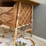 Bureau en rotin