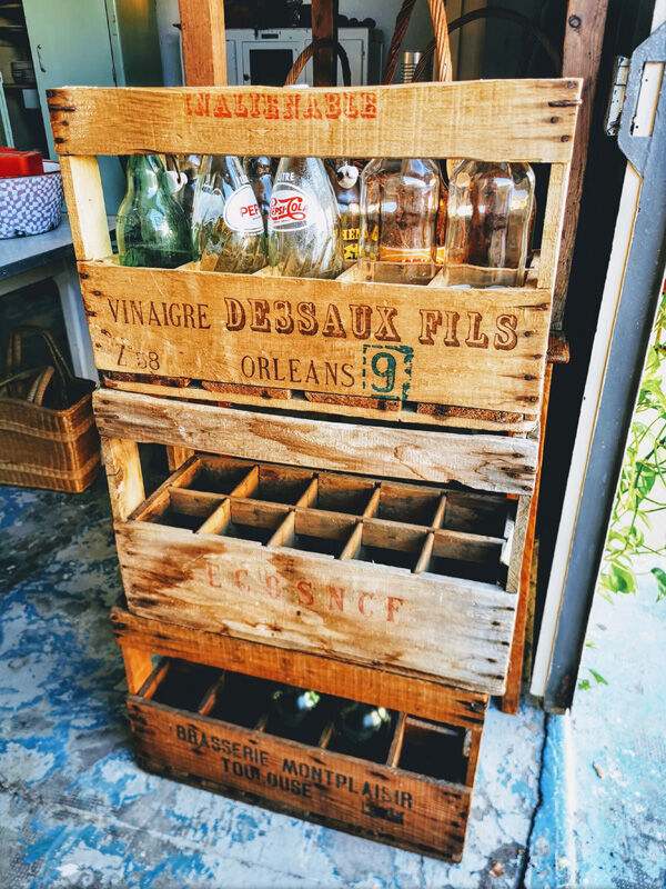 Wooden bottle buddy crate