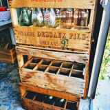 Wooden bottle buddy crate