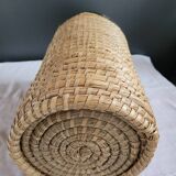Copper and brass rattan basket