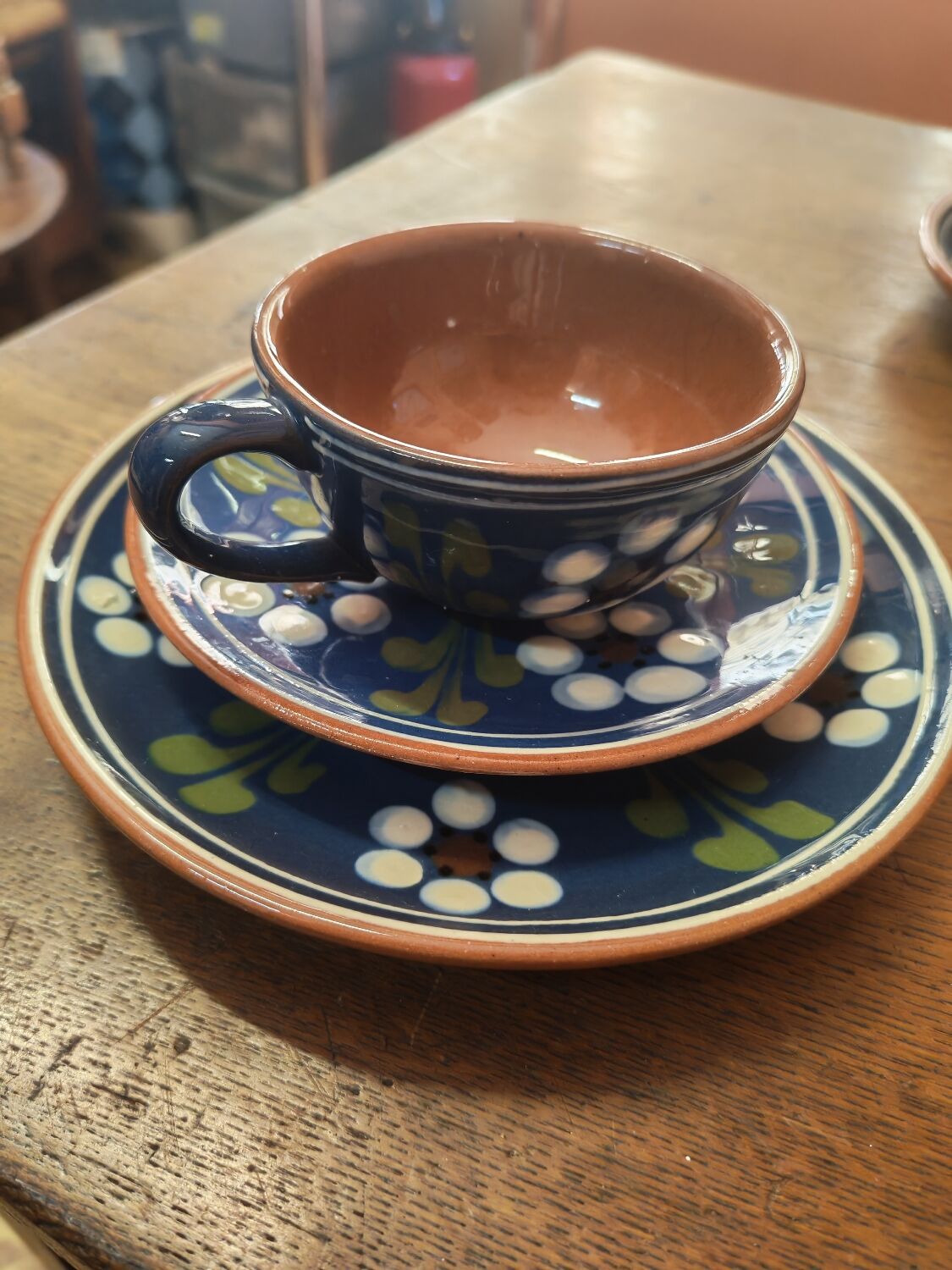 Artisanal ceramic breakfast set