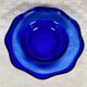 Blue glass cup
