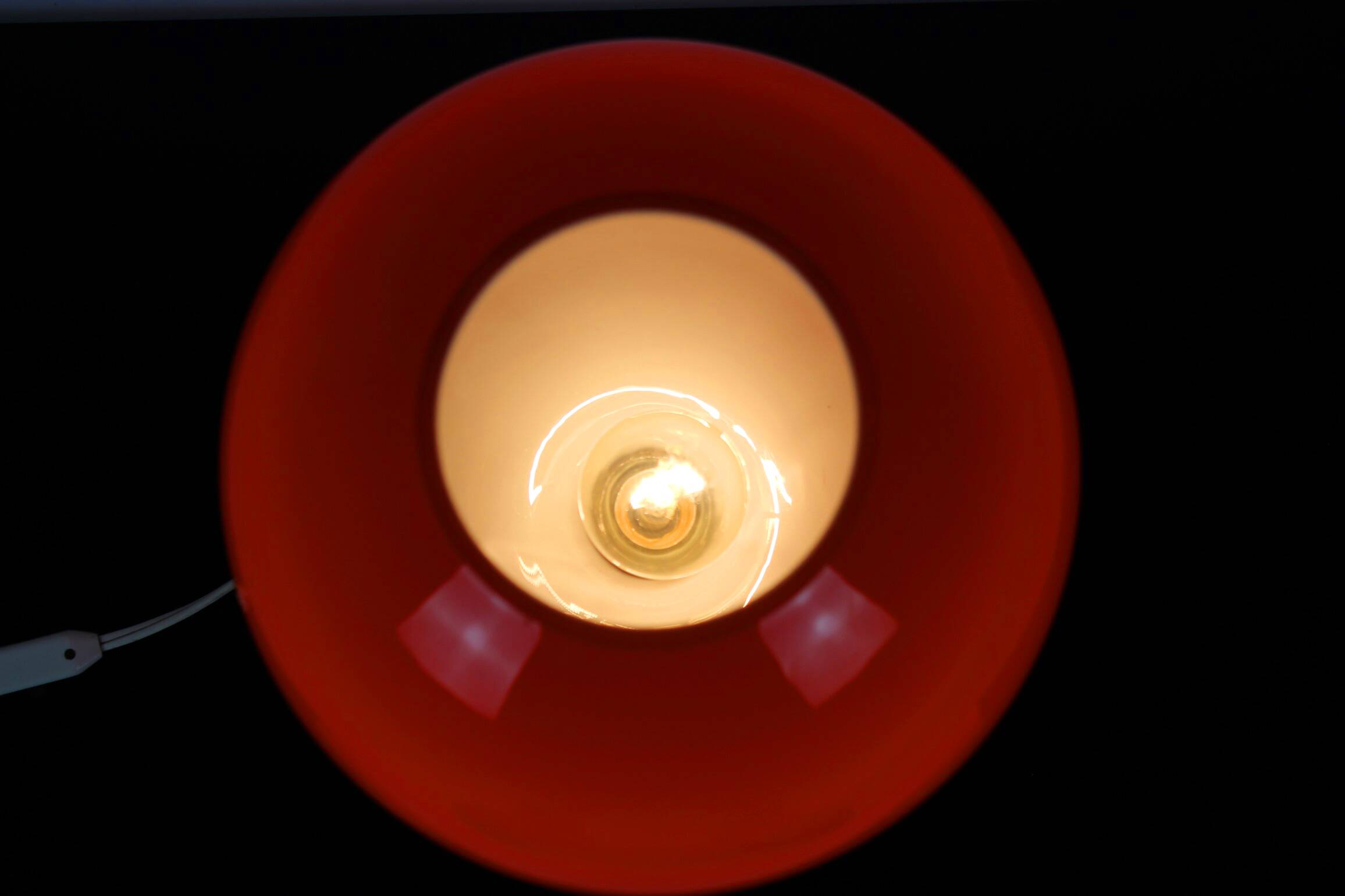 Vintage Glass Table Lamp by Stepan Tabery for Opp Jihlava, 1970s