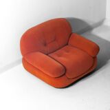 Vintage 'Sapporo' 3-seater sofa in suede by Mobil Girgi, 1970s