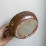 Ceramic candle holder pottery 70s