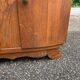 Art Deco bedside table in solid oak and marble from the 1930s.