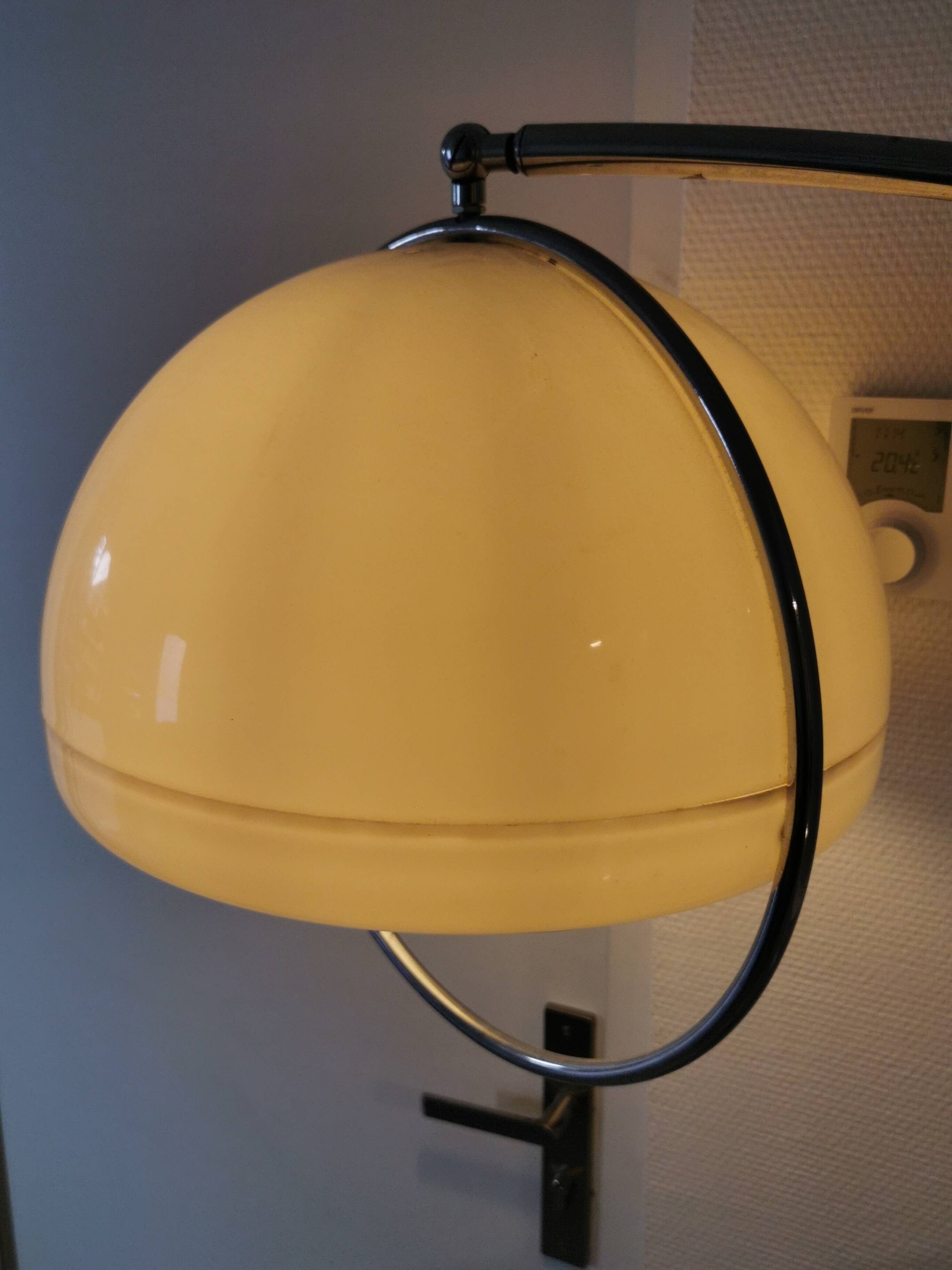 Vintage floor lamp, Arc by Harvey Guzzini 1970