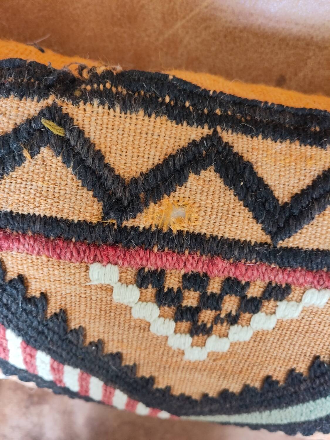 Vintage Tunisian cushion