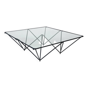 Table basse postmoderne - italienne acier