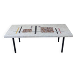 Table basse vintage mosaïque