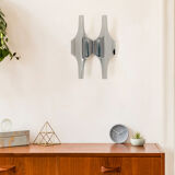 Pair of double wall lamps by Wihelm Braun Feldweg for Doria Leuchten, 1970