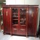 Empire-style library in flame mahogany – Gilded bronzes –
