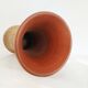 German ceramic hourglass-shaped vase, circa 1950