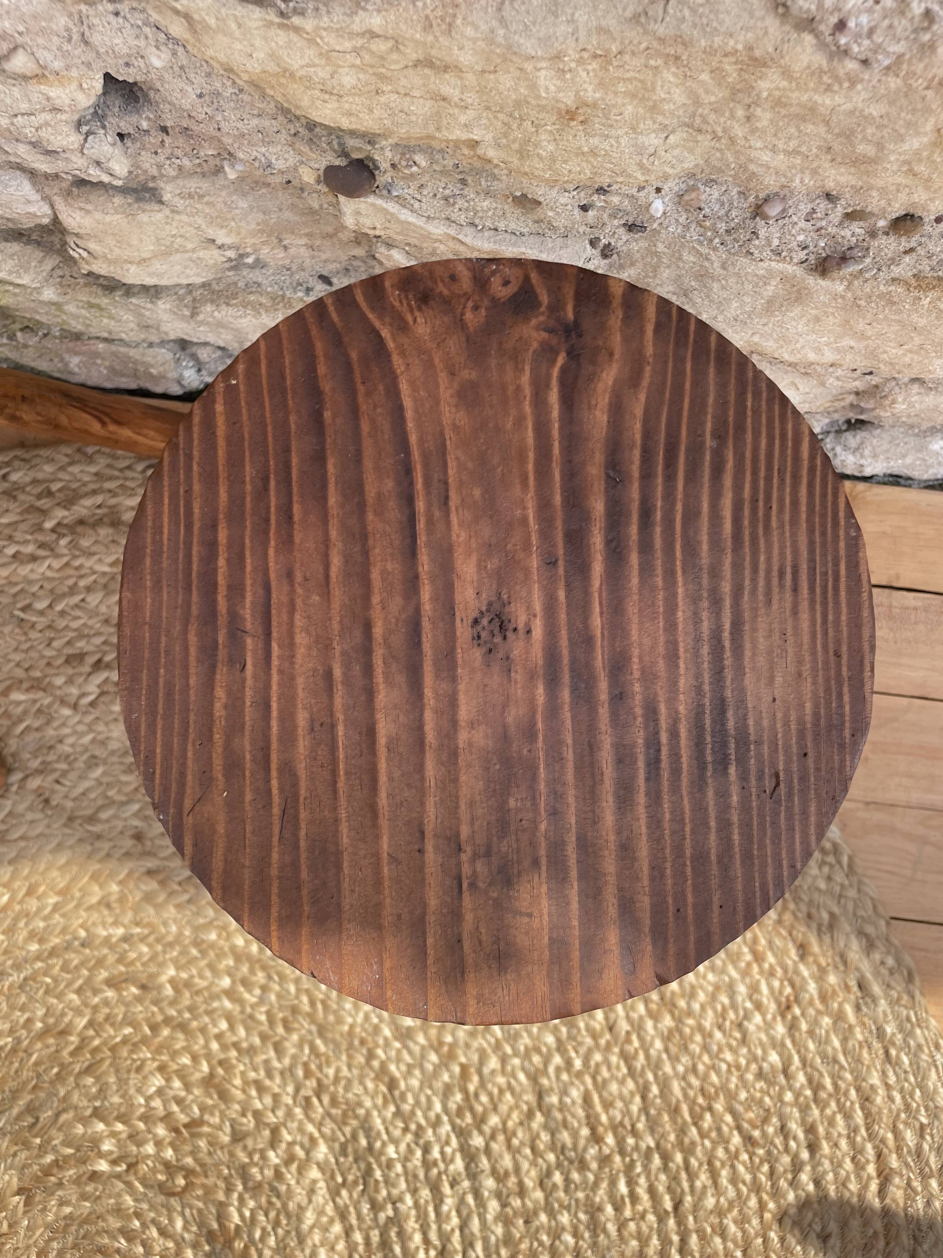 Duo of tripod stools