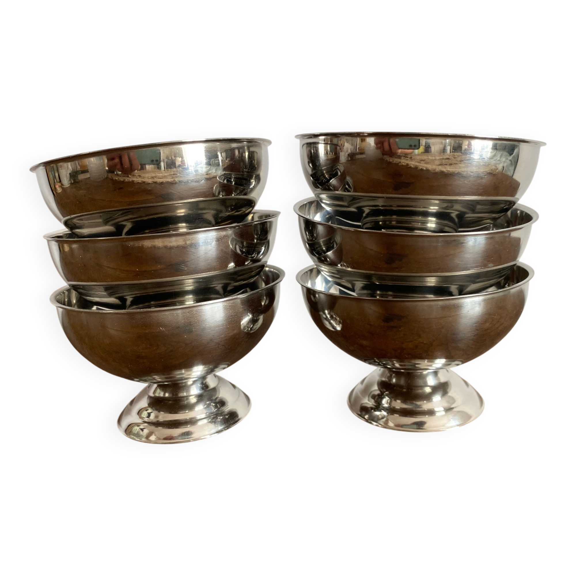 Coupes à glace en inox