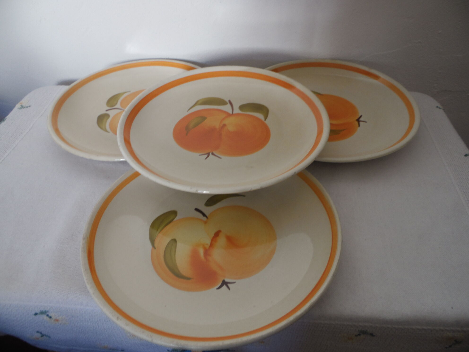 4 flat plates C Galba Italy 70's