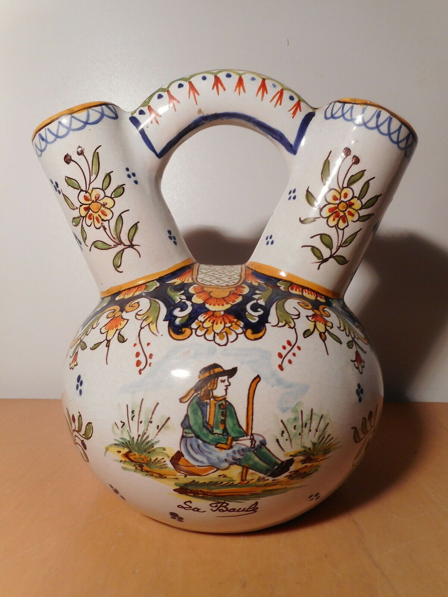 Bouquet pourer HD Henri Delcourt Boulogne taste faience Breton Quimper