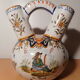 Bouquetière verseuse HD Henri Delcourt Boulogne gout faience bretonne Quimper