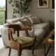 Restoration period armchair in solid walnut – France, circa 1820-1830