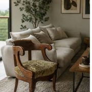 Restoration period armchair in solid walnut – France, circa 1820-1830