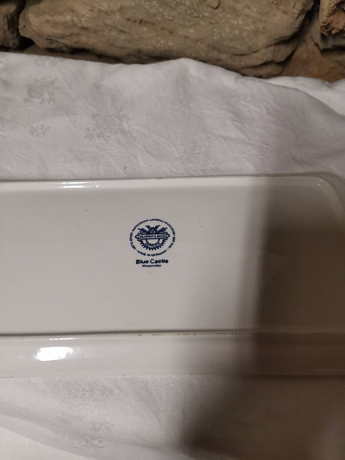 Plat à cake Villeroy et Boch "Blue Castle"