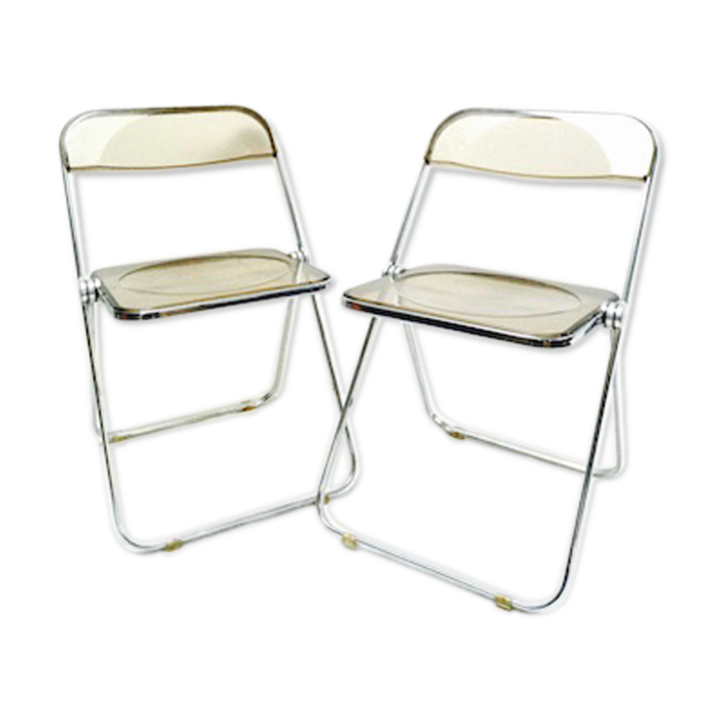 Paire de chaises plia de castelli