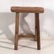 Tabouret rectangulaire ancien (c.1900) #4