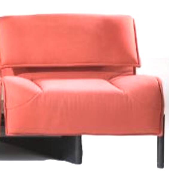 Leather sofa, Cassina Veranda model by Vico Magistretti
