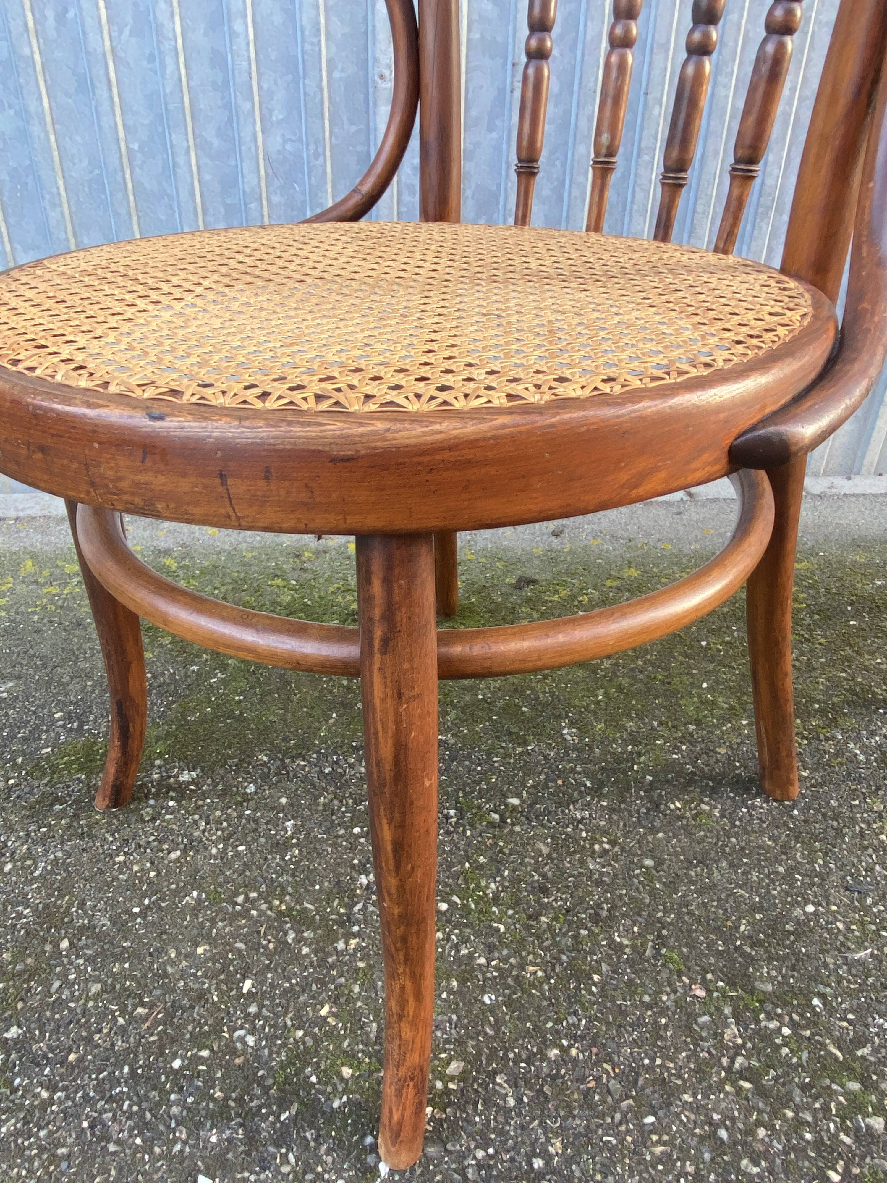 Fauteuil Bois courbé viennois vers 1920