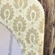 Velvet tabletop mirror