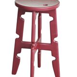 High Stool in Lacquered Ash