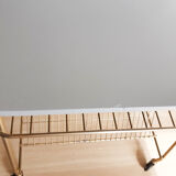 Table vinyl door, electrophone holder, record player, magazine holder, 50s