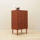 Commode en teck, design danois, années 1970, production : Danemark