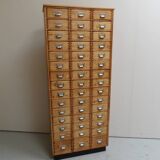 Vintage apothecary cabinet with 45 drawers