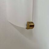 Pair of vintage brass and perspex wall lights, France 1960