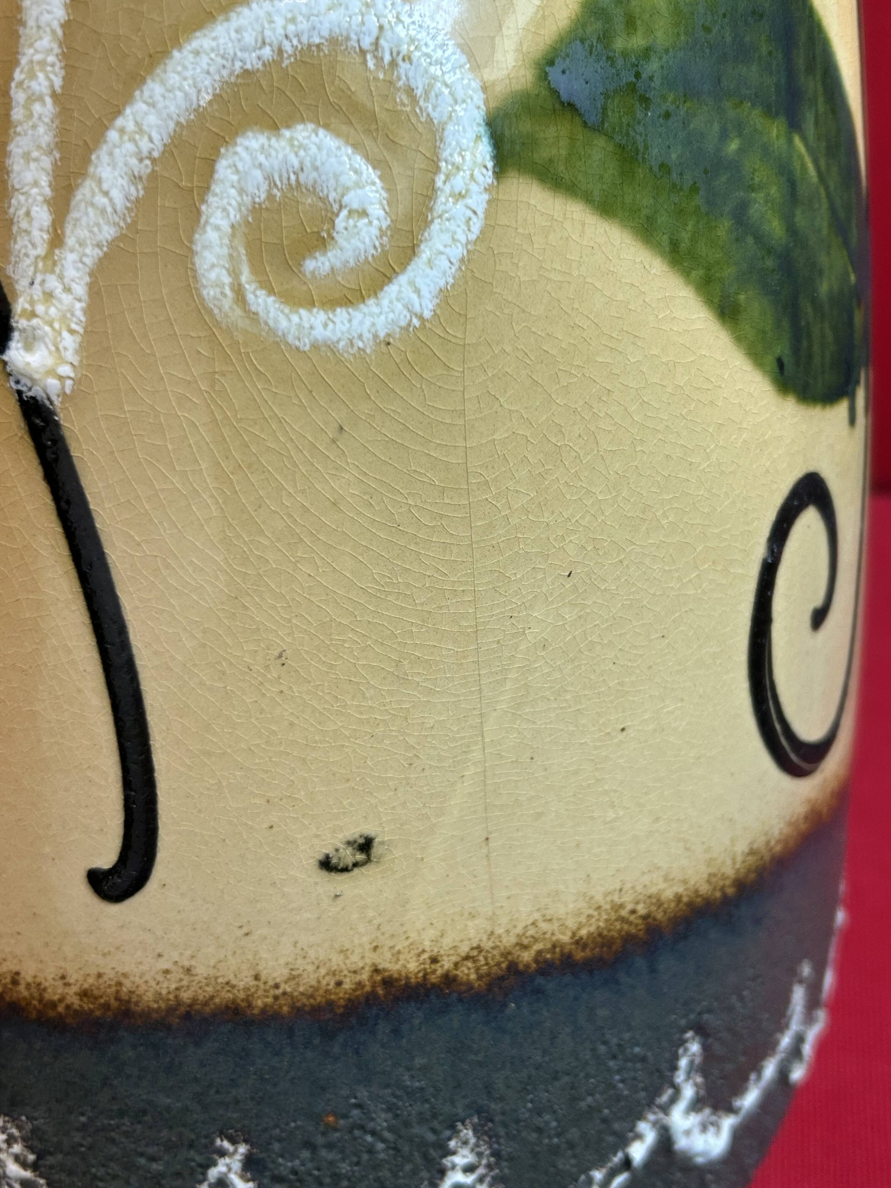 Large West Germany Vase, Fat Lava Vallauris! 48 cm - Vintage 70s