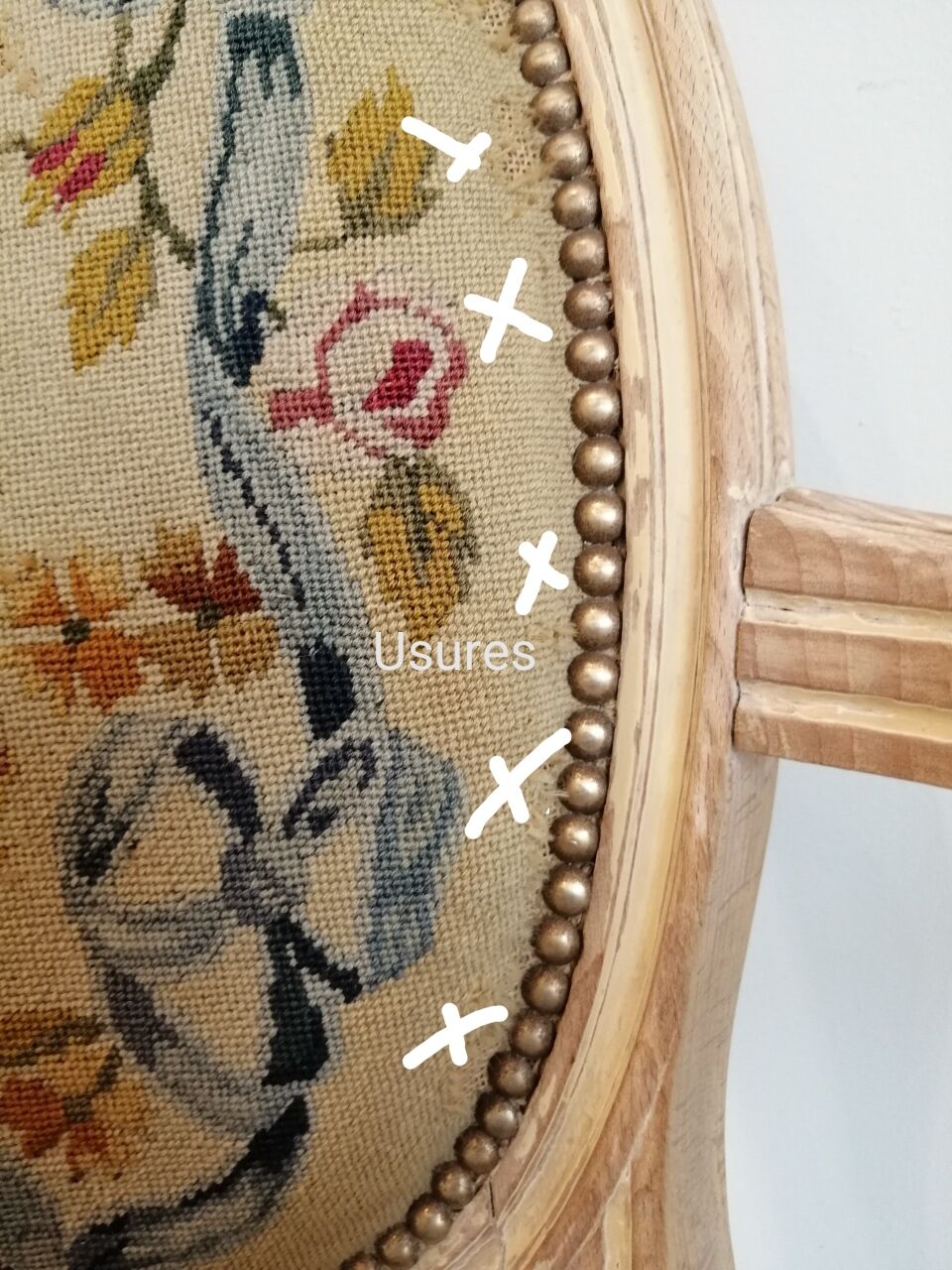 Pair of Louis XVI period armchairs