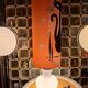 Lampe de Sol XL ou à poser Opaline, double éclairages Seventies