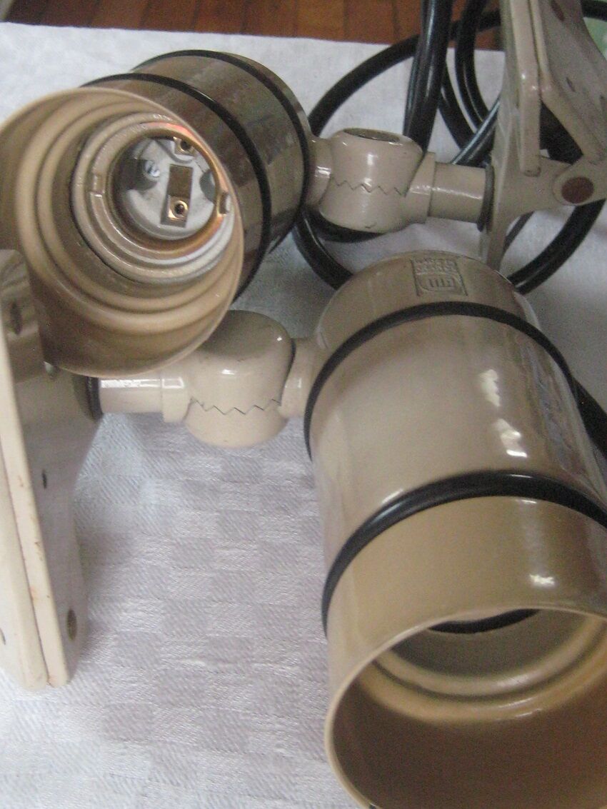 Pair of old lita spots