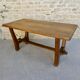 Solid wood coffee table, brutalist